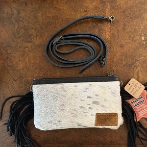 American Darling - Genuine leather crossbody/clutch.